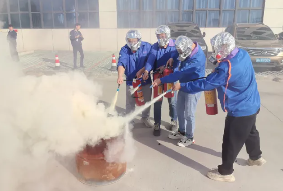 四基地聯合消防演練 筑牢安全生產防線